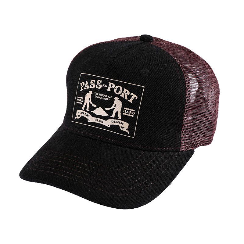 PASS PORT(パスポート)/ Workers Club Denim Packers Trucker -W.BLACK-