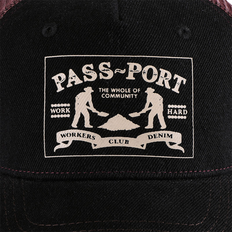 PASS PORT(パスポート)/ Workers Club Denim Packers Trucker -W.BLACK-