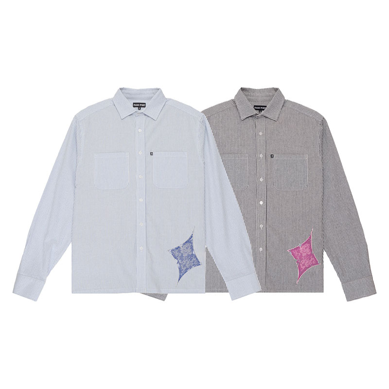 PASS PORT(パスポート)/ Glint Workers Shirt LS -2.COLOR-