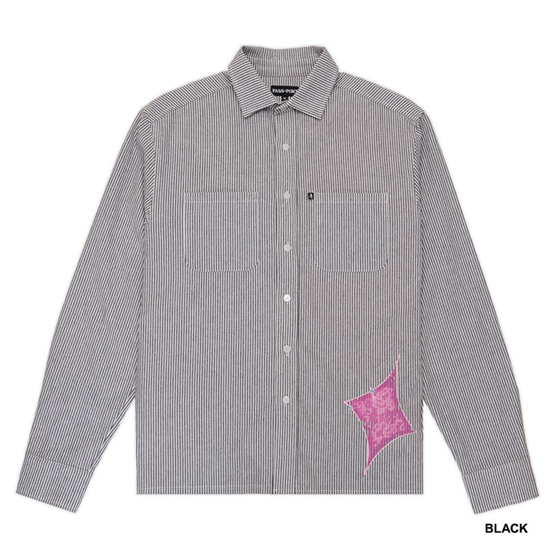 PASS PORT(パスポート)/ Glint Workers Shirt LS -2.COLOR-