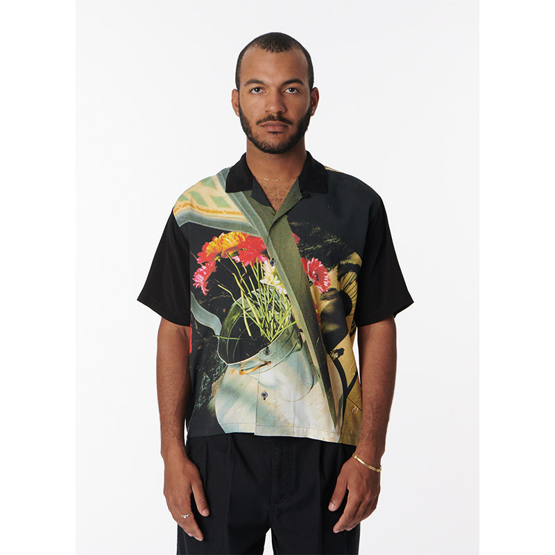 RASSVET(ラスベート)/ LA MELANCOLIA SHADOW SS SHIRT -MULTI-