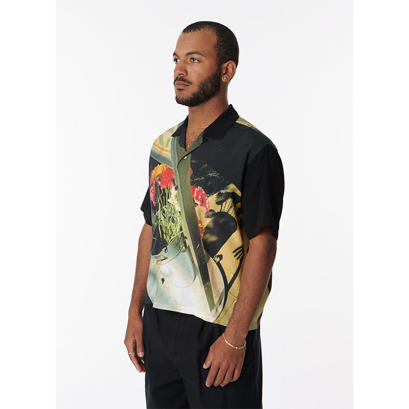 RASSVET(ラスベート)/ LA MELANCOLIA SHADOW SS SHIRT -MULTI-