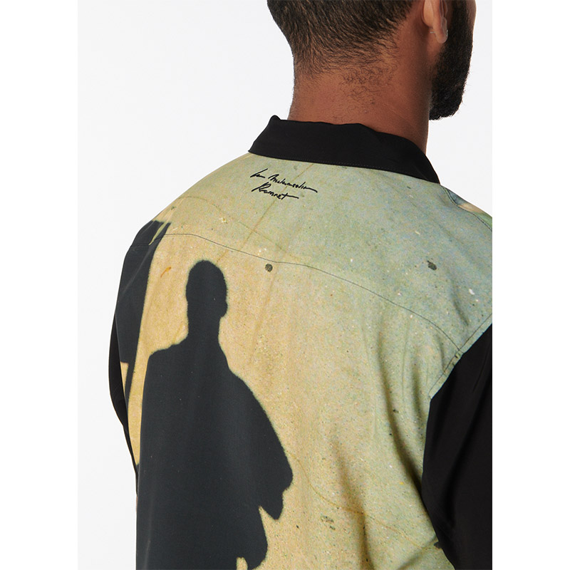 RASSVET(ラスベート)/ LA MELANCOLIA SHADOW SS SHIRT -MULTI-