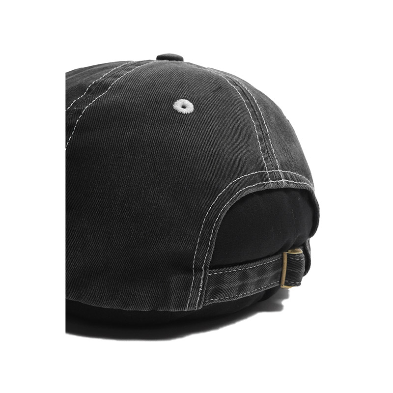 RASSVET(ラスベート)/ 6 PANEL CAP SAND BRUSHED TWILL WASHED -BLACK-
