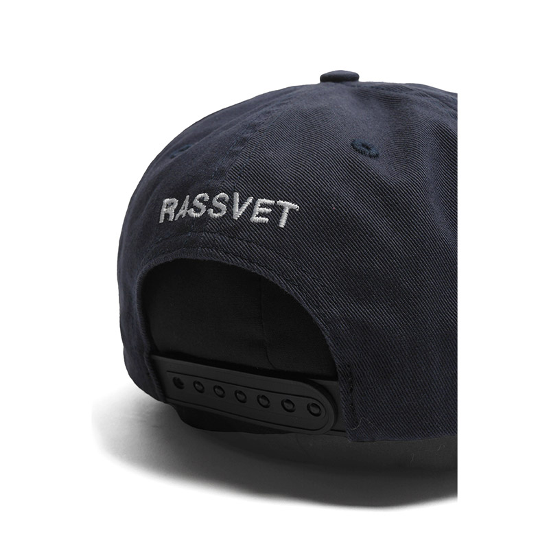 RASSVET(ラスベート)/ 5 PANEL CAP CHINO TWILL LIGHT WASH -NAVY-