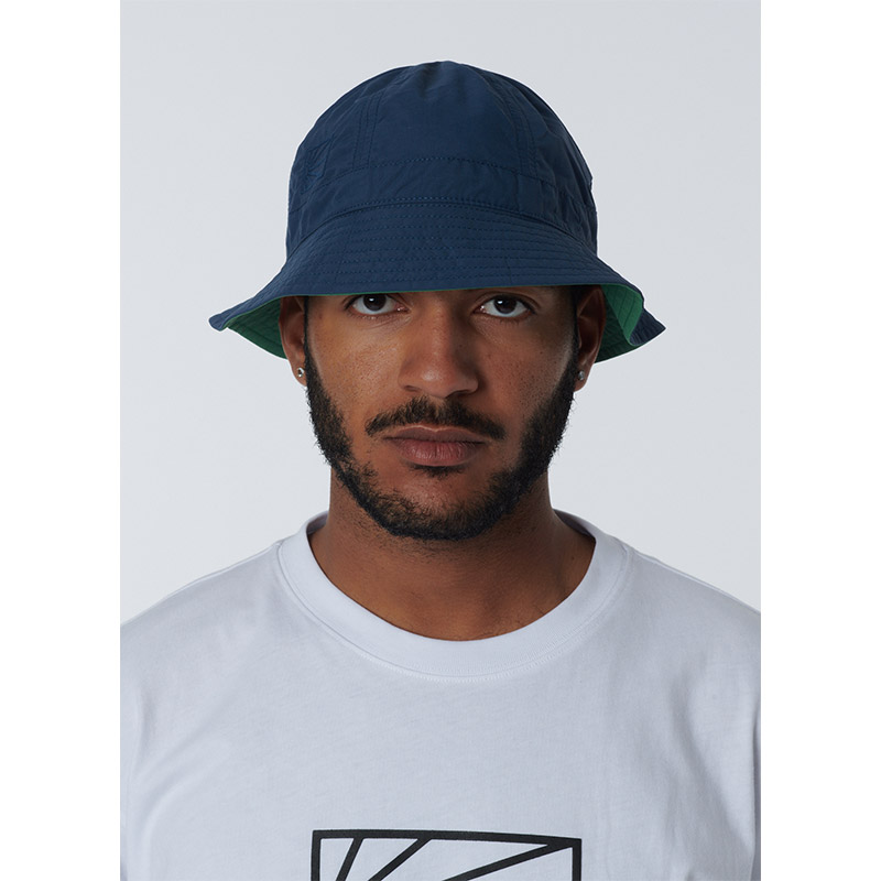 RASSVET(ラスベート)/ NYLON REVERSIBLE BUCKET HAT -NAVY-