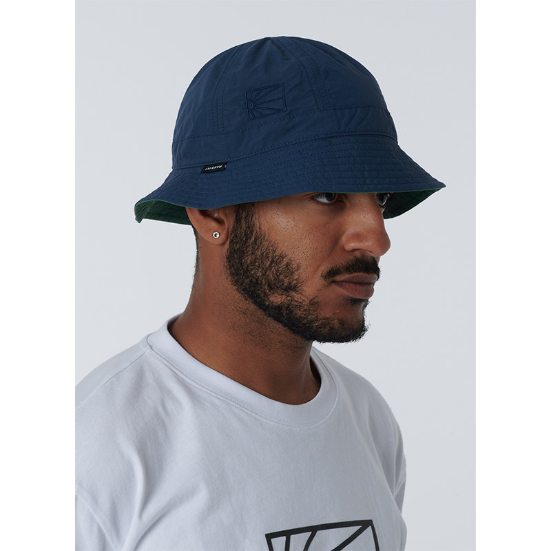 RASSVET(ラスベート)/ NYLON REVERSIBLE BUCKET HAT -NAVY-