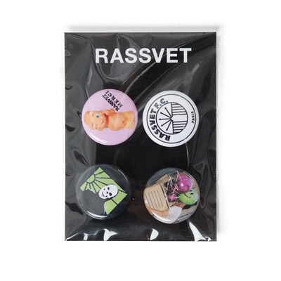 RASSVET(ラスベート)/ SET OF 4 PINS -MULTI-
