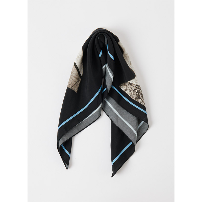 RASSVET(ラスベート)/ LA MELANCOLIA BANDANA -BLACK-