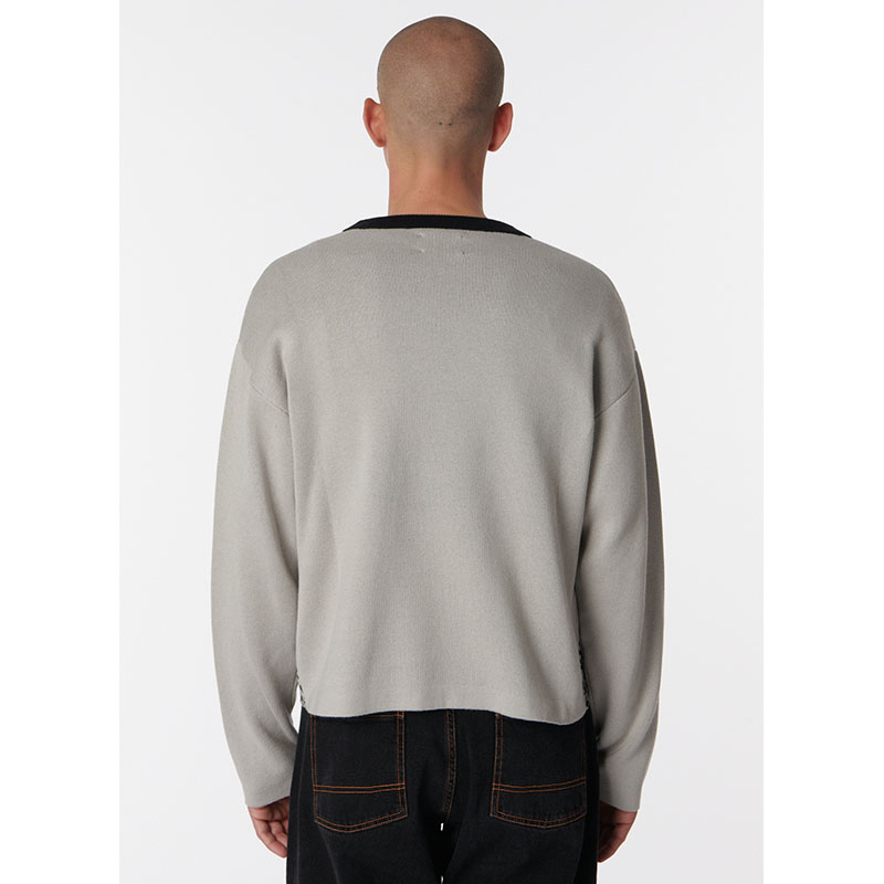 RASSVET(ラスベート)/ CAPTEK SWEATER KNIT -GREY-