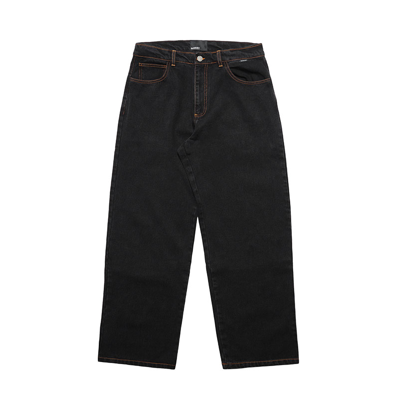 RASSVET(ラスベート)/ BAGGY DENIM PANTS -BLACK-