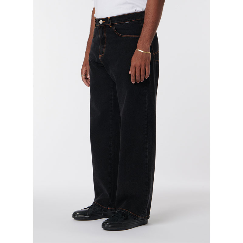RASSVET(ラスベート)/ BAGGY DENIM PANTS -BLACK-