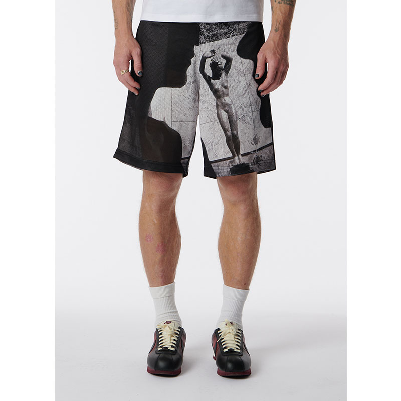 RASSVET(ラスベート)/ LA MELANCOLIA STATUE SHORTS -BLACK-