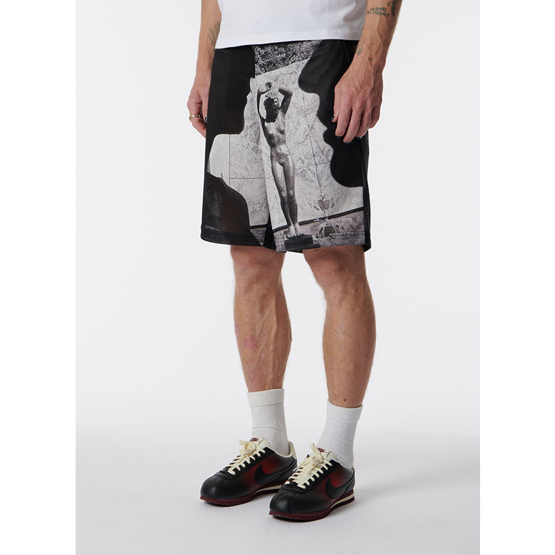 RASSVET(ラスベート)/ LA MELANCOLIA STATUE SHORTS -BLACK-