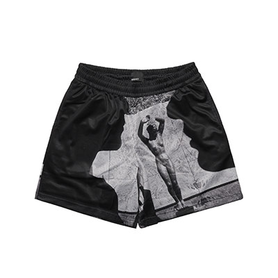 RASSVET(ラスベート)/ LA MELANCOLIA STATUE SHORTS -BLACK-