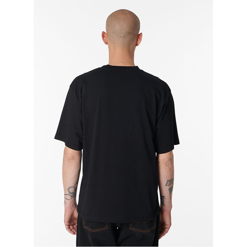 RASSVET(ラスベート)/ RAY LOGO T-SHIRT -BLACK-