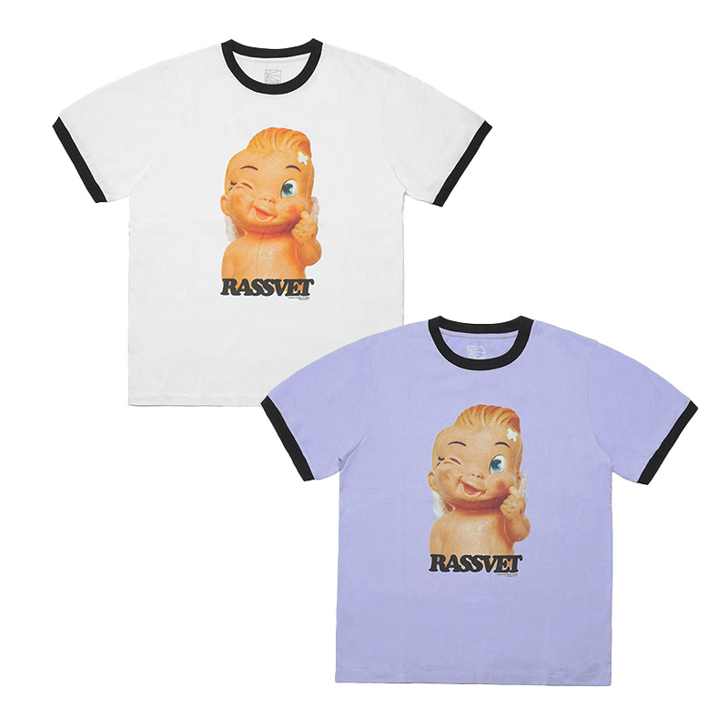 RASSVET(ラスベート)/ MERO RINGER T-SHIRT -2.COLOR-
