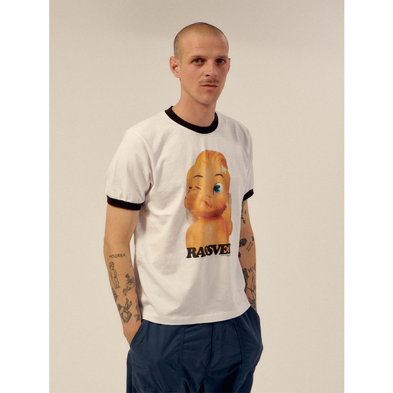 RASSVET(ラスベート)/ MERO RINGER T-SHIRT -2.COLOR-