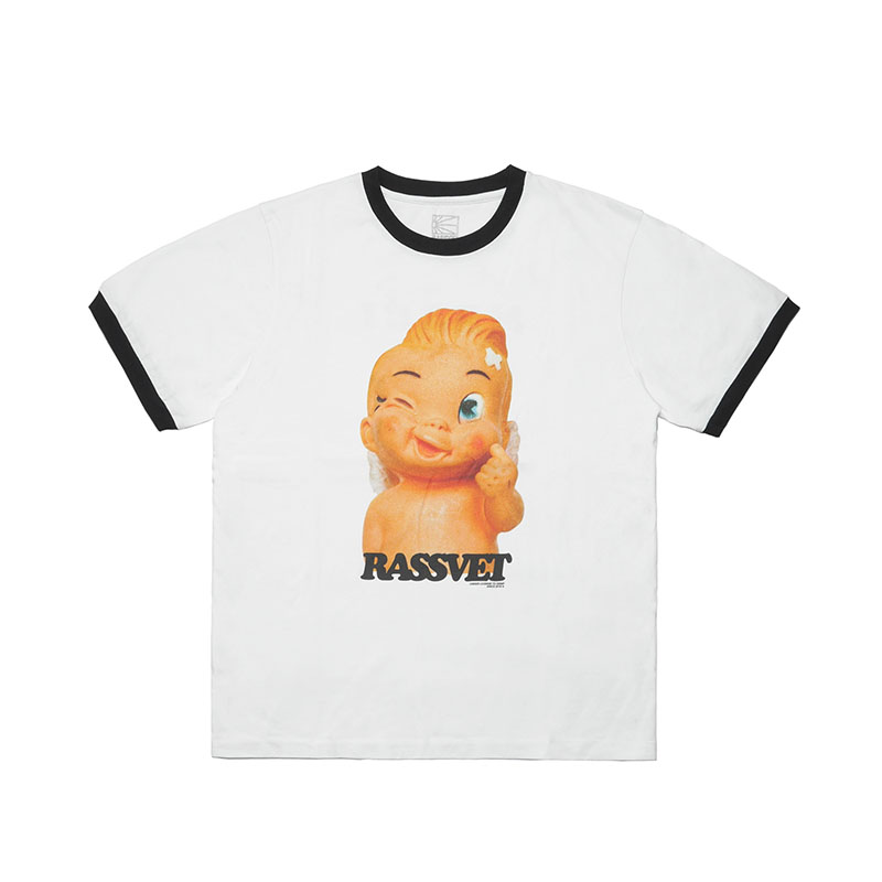 RASSVET(ラスベート)/ MERO RINGER T-SHIRT -2.COLOR-(WHITE)