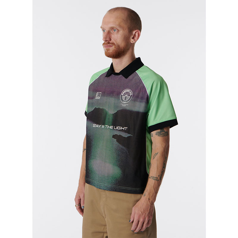RASSVET(ラスベート)/ RASSVET F.C FOOTBALL JERSEY -LIME GREEN-
