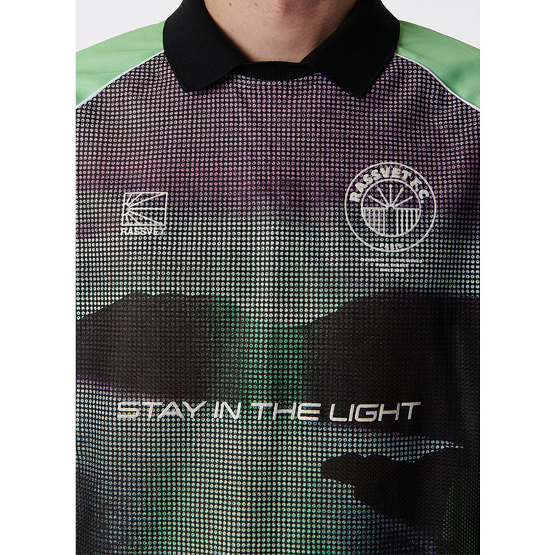 RASSVET(ラスベート)/ RASSVET F.C FOOTBALL JERSEY -LIME GREEN-