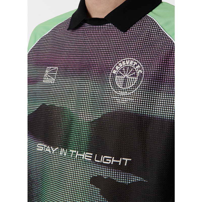 RASSVET(ラスベート)/ RASSVET F.C FOOTBALL JERSEY -LIME GREEN-