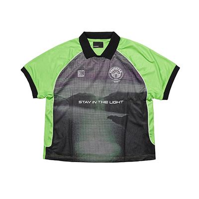 RASSVET(ラスベート)/ RASSVET F.C FOOTBALL JERSEY -LIME GREEN-