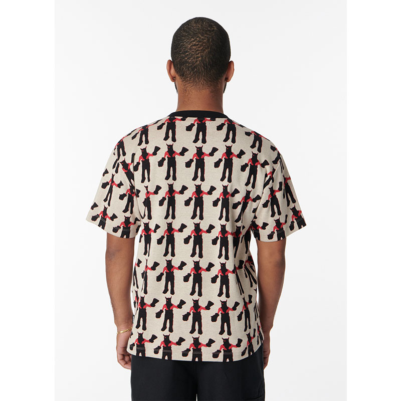 RASSVET(ラスベート)/ DEVIL JACQUARD T-SHIRT -OFF WHITE-