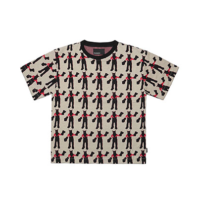 RASSVET(ラスベート)/ DEVIL JACQUARD T-SHIRT -OFF WHITE-