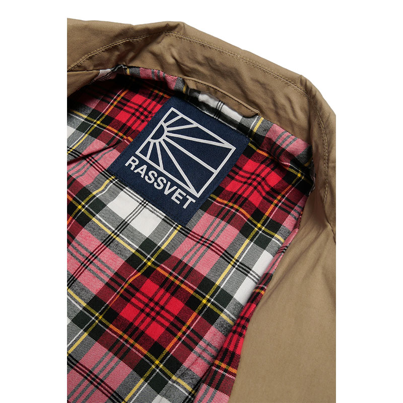 RASSVET(ラスベート)/ WAXED TRENCH COAT -BEIGE-