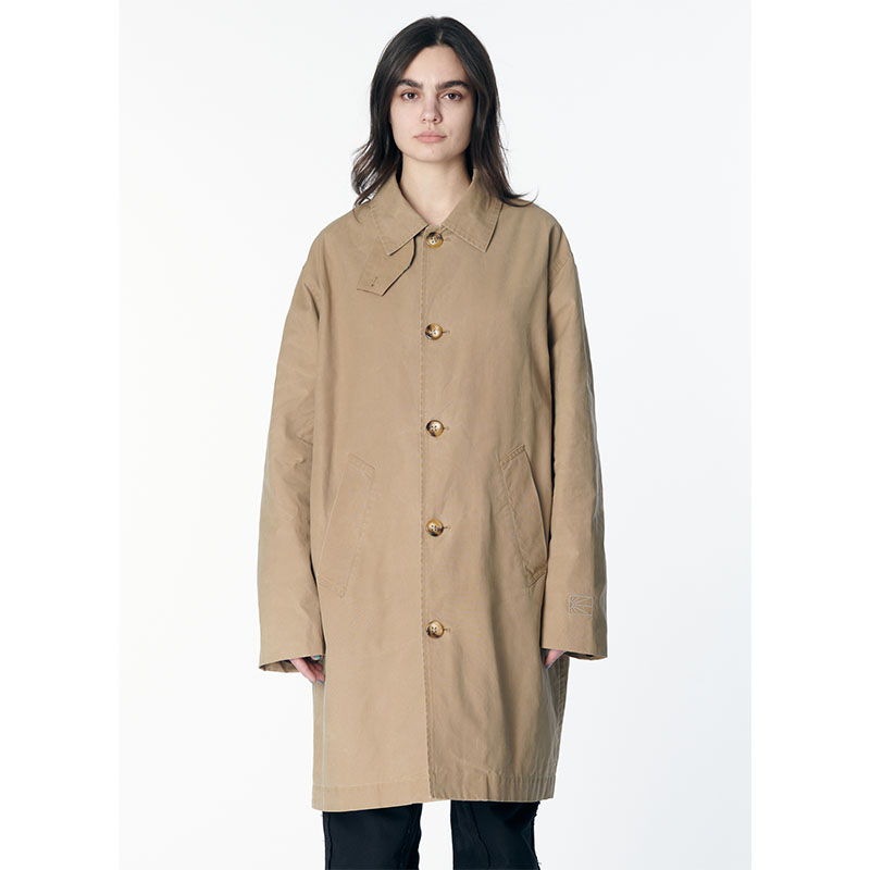 RASSVET(ラスベート)/ WAXED TRENCH COAT -BEIGE-