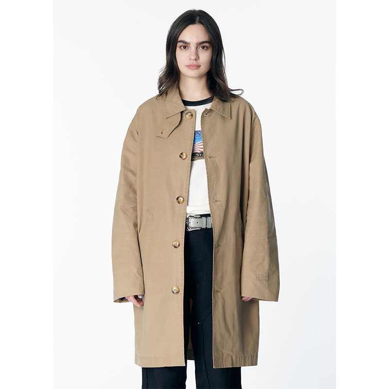 RASSVET(ラスベート)/ WAXED TRENCH COAT -BEIGE-