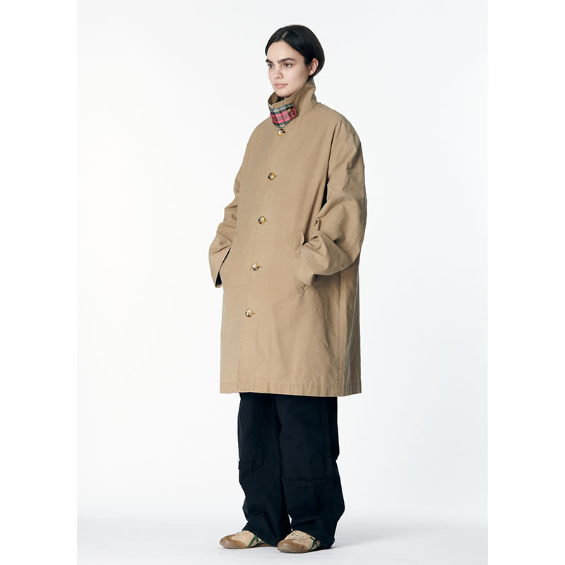 RASSVET(ラスベート)/ WAXED TRENCH COAT -BEIGE-