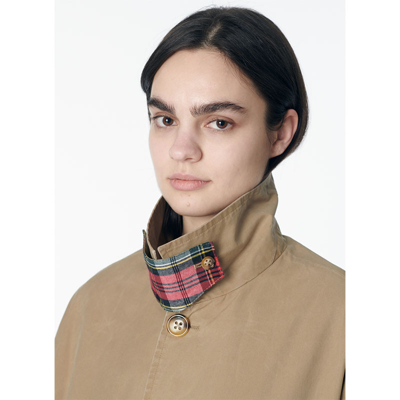 RASSVET(ラスベート)/ WAXED TRENCH COAT -BEIGE-