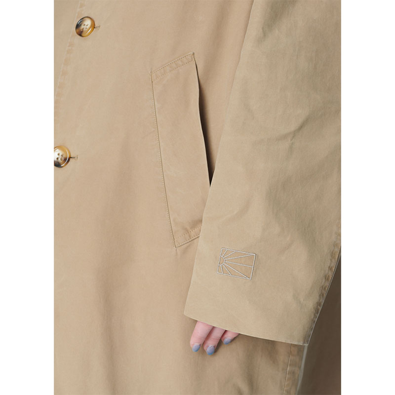 RASSVET(ラスベート)/ WAXED TRENCH COAT -BEIGE-