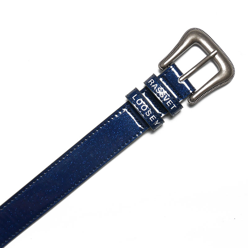 RASSVET(ラスベート)/ BELT LEATHER -NAVY-