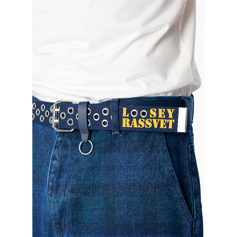RASSVET(ラスベート)/ WEBBING BELT -NAVY-