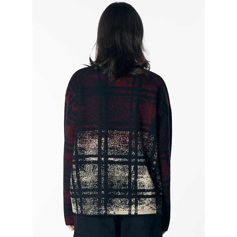 RASSVET(ラスベート)/ LOGO KNIT SWEATER -D.BROWN-