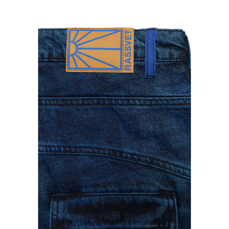 RASSVET(ラスベート)/ ALLOVER PRINTED DENIM CARGO 3/4 PANTS -MULTI-