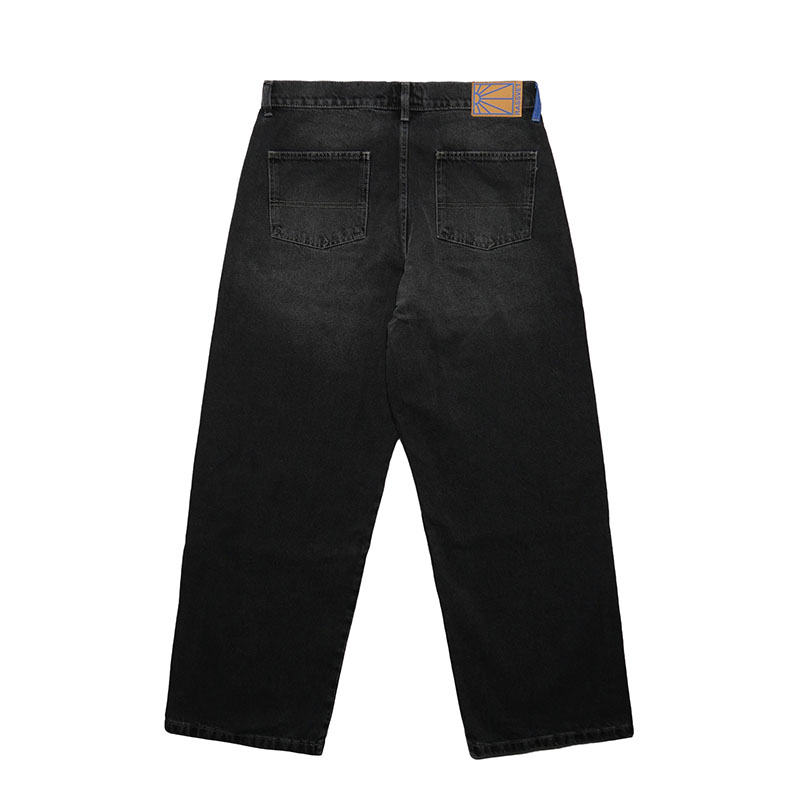 RASSVET(ラスベート)/ SPOT WASH BAGGY DENIM PANTS -BLACK-