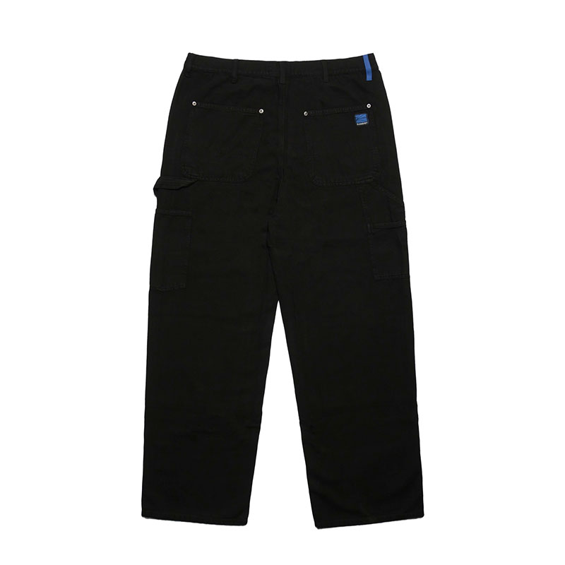 RASSVET(ラスベート)/ VINTAGE WAHE CANVAS DISTRESSED DOUBLE KNEES -BLACK-