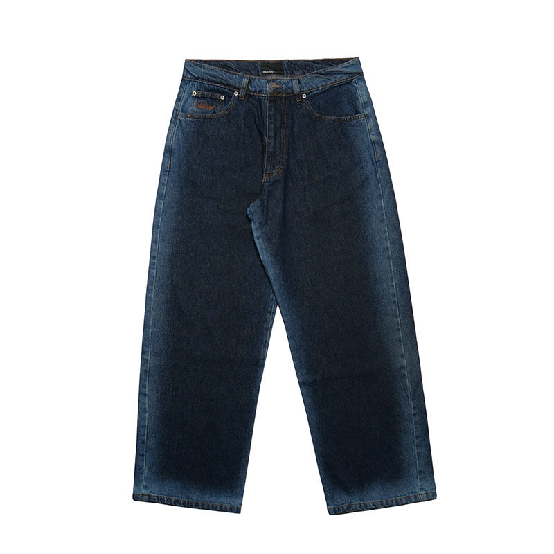 RASSVET(ラスベート)/ SHADOW WASH BAGGY DENIM PANTS -BLUE-