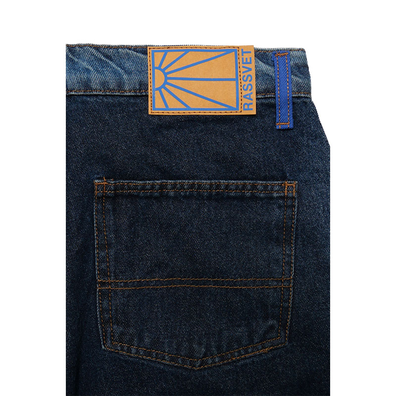 RASSVET(ラスベート)/ SHADOW WASH BAGGY DENIM PANTS -BLUE-