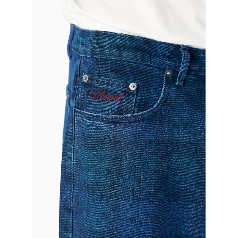 RASSVET(ラスベート)/ ALLOVER PRINT BAGGY DENIM PANTS -MULTI-