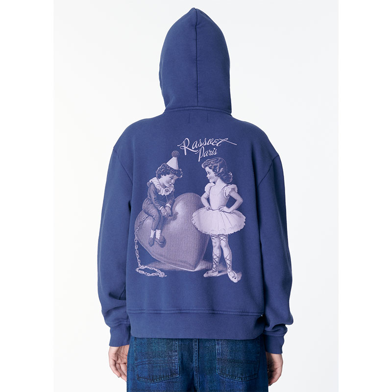 RASSVET(ラスベート)/ UNCHAINED ZIP HOODIE -NAVY-