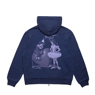 RASSVET(ラスベート)/ UNCHAINED ZIP HOODIE -NAVY-