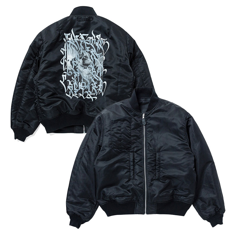 坩堝-RUTSUBO-(ルツボ)/ Reversible MA-1 (RUTSUBO×JOHN125) -2.COLOR-(BLACK)