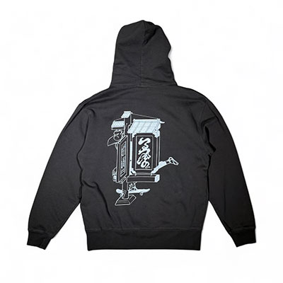 坩堝-RUTSUBO-(ルツボ)/ さゐねえじ PULLOVER PARKA (RUTSUBO×YU SUDA) -SUMI-