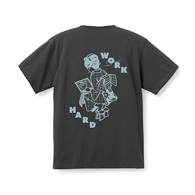 坩堝-RUTSUBO-(ルツボ)/ WORKHARD/必殺仕事人 S/S T-SHIRTS (RUTSUBO×YU SUDA) -2.COLOR-