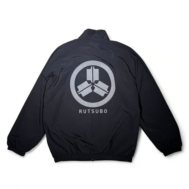 坩堝-RUTSUBO-(ルツボ)/ REFLECT KAMON TRUCK JACKET -BLACK-